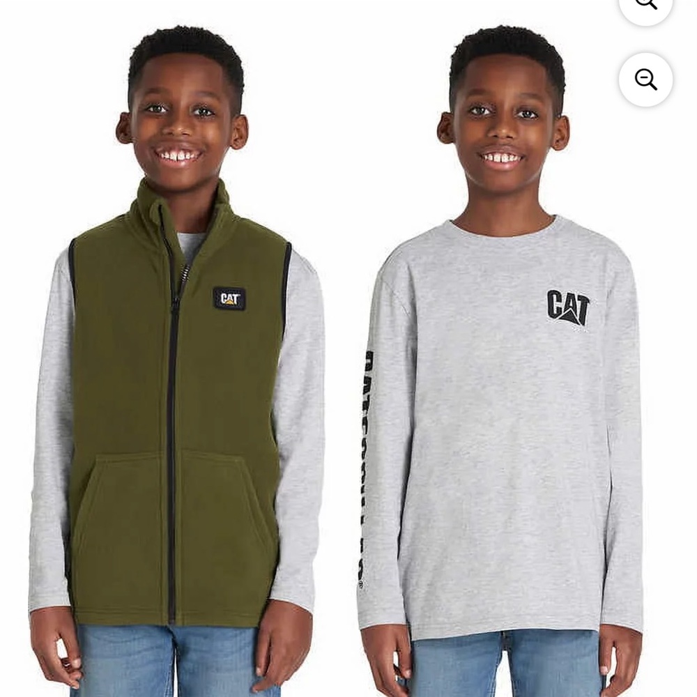 CATERPILLAR 
YOUTH
2 PIECE VEST SET